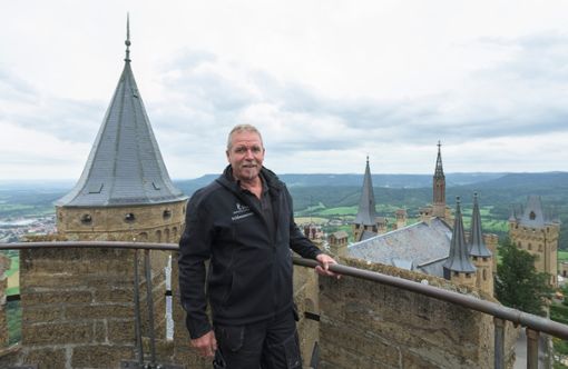 Joachim Piller, der Schlossmeister auf Burg Hohenzollern Foto: Silas Stein/dpa
