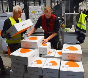 Von Lahr aus werden laut Zalando täglich mehrere Tausend Pakete verschickt.  Foto: Archiv: Braun