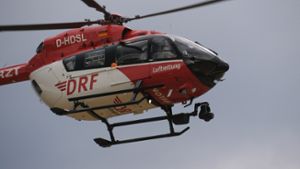 Hubschrauberrettung nach Arbeitsunfall