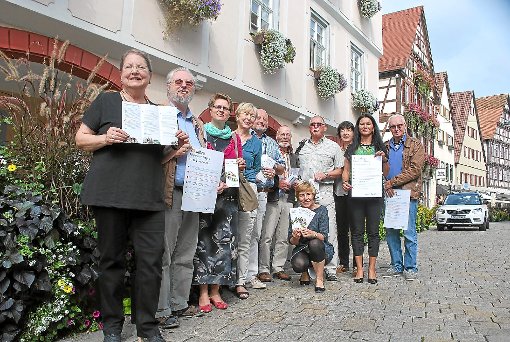Die Akteure des Nagolder Bürgerforums, das seinen 20. Geburtstag feiert.   Foto: Bernklau Foto: Schwarzwälder-Bote