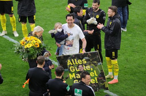 Abschied nach 268 Spielen in der Bundesliga: Manuel Gräfe am Samstag in Dortmund. Foto: dpa/Friedemann Vogel