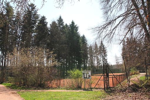 Die Tennisplätze im Königsfelder Kurpark fallen weg.  Foto: Hübner Foto: Schwarzwälder Bote
