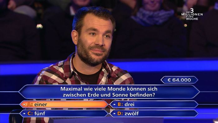 RTL-Quizshow „Wer wird Millionär“: Schwanauer verwirrt Günther Jauch