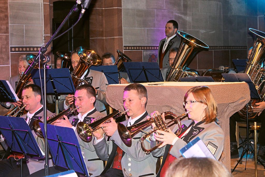 Mit einem eindrucksvollen Konzert erfreut der Musikverein Frohsinn Rohrbach zahlreiche Zuhörer in der Kirche. Foto: Schwarzwälder Bote