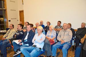 Mit Spannung erwarteten die Zuhörer in der jüngsten Gemeinderatssitzung auf Ergebnisse zum Thema Lärmschutz. Foto: Bausch Foto: Schwarzwälder-Bote