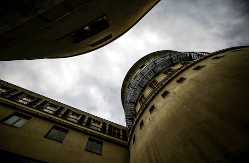 Der Turm der Musikhochschule Stuttgart. Foto: Leif Piechowski