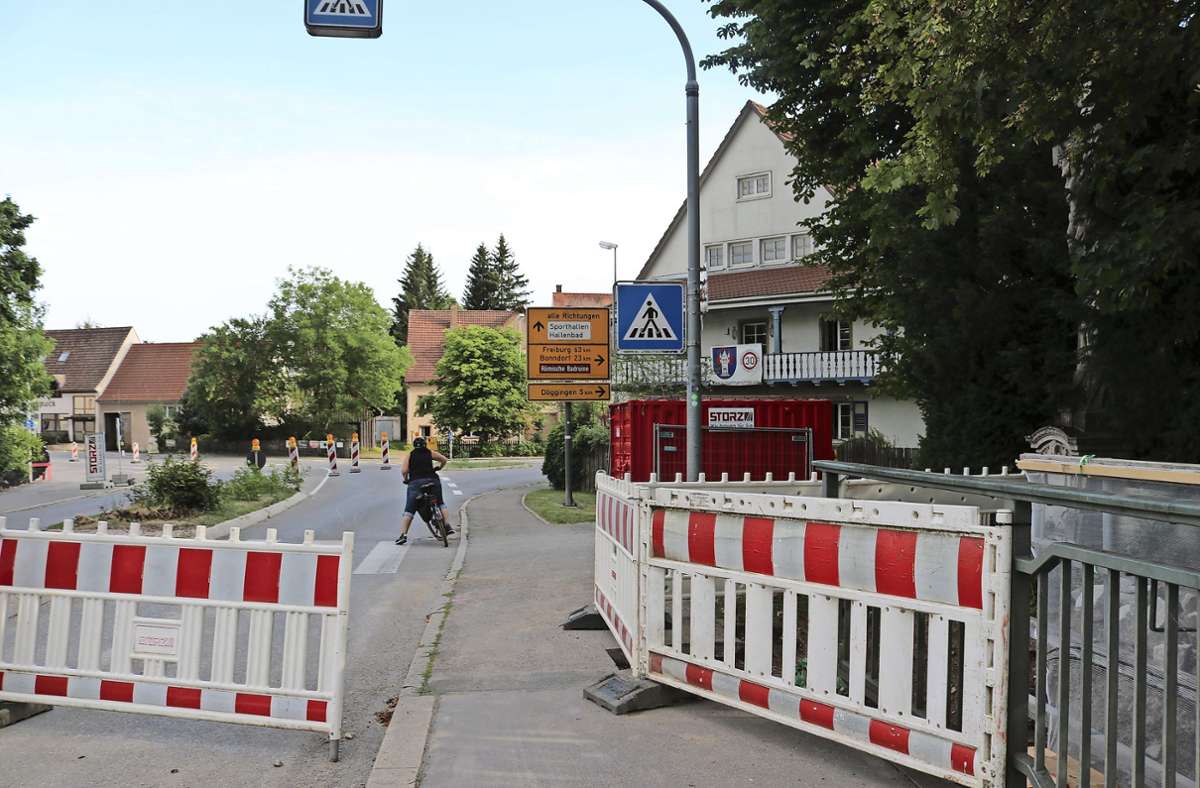 Baustelle in Hüfingen: Vollsperrung wegen neuem Kreisel