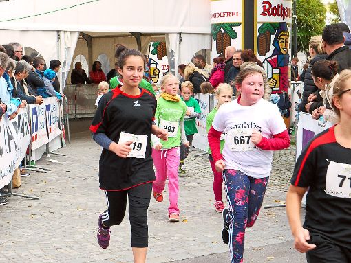 Die Macher des City-Laufs  wollen Kinder für den Lausport  begeistern.   Foto: Eyrich Foto: Schwarzwälder-Bote