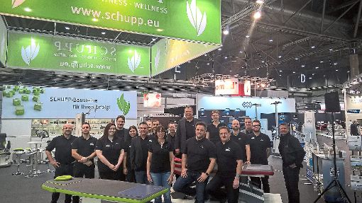 Mit einem großen Messeteam war die Firma Schupp in Leipzig vertreten. Foto: Schupp Foto: Schwarzwälder-Bote