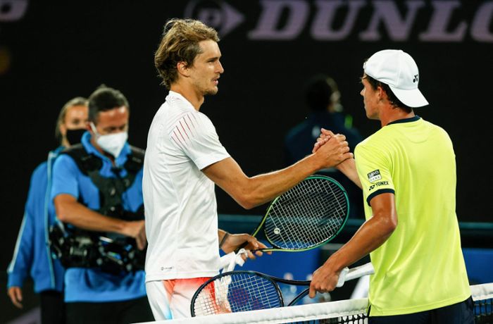 Australian Open: Alexander Zverev siegt im deutschen Erstrunden-Duell