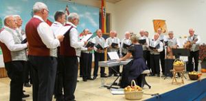 Der Männerchor Sunthausen (Bild) hatte sich zu seinem Konzert einige Gastchöre eingeladen. Foto: Honka Foto: Schwarzwälder Bote