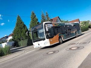 Ein Bus fährt die Heselwanger Straße in Balingen hinab. Der Stadtverkehr soll  neu geregelt werden, wenn möglich ab Mitte Dezember. Foto: Maier
