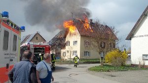 Brand zerstört Bauernhof in Waldmössingen