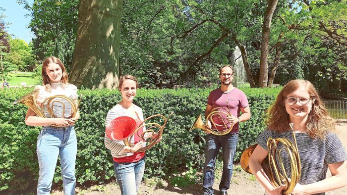 Hochkarätige Hornisten zeigen im Stadtpark ihr Können