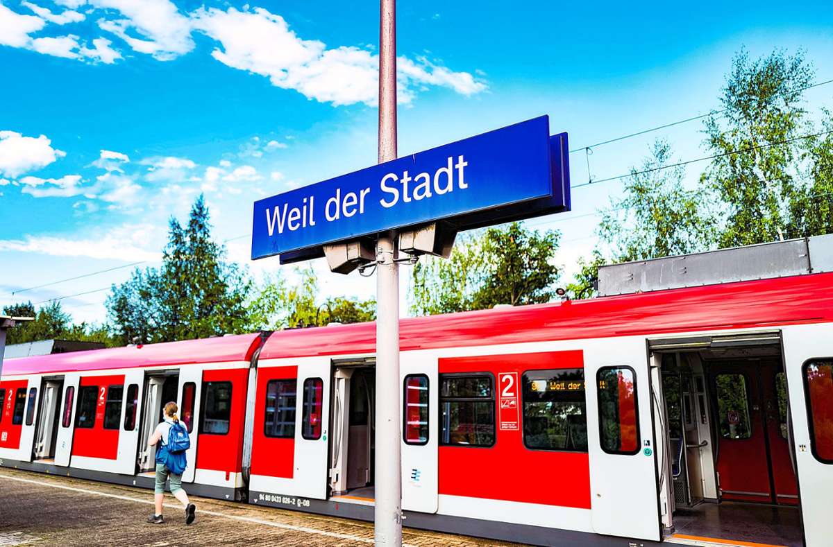 Weil der Stadt spielt bei der Bahn-Anbindung von Calw an die Region Stuttgart eine Schlüsselrolle. Foto: Thomas Fritsch