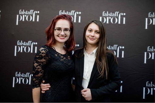 Mentorin Katharina Kate Schröder und  Viktoria Vicky Gavrilov aus Rottweil. Foto: Falstaff