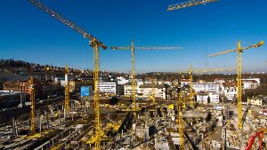 Baustellen in Stuttgart: Das Milaneo im März