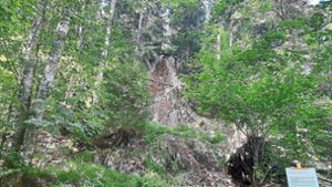 Warum vom Traubwasserfall bei Obertal derzeit jede Spur fehlt