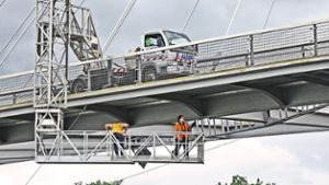 Hängepartie: Experten prüfen Kehler Brücke