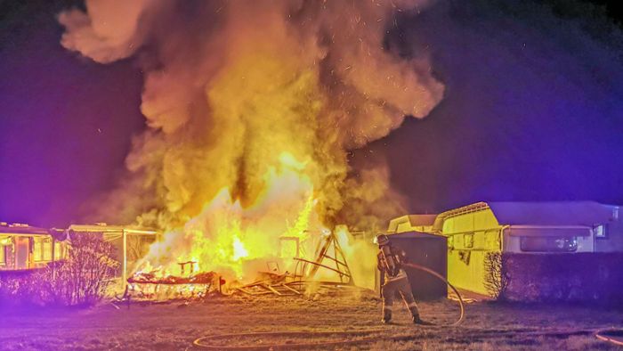 Brand auf Campingplatz - Frau starb an Rauchvergiftung