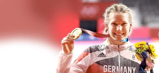Die Olympiasiegerin Aline Rotter-Focken. Foto: Woitas