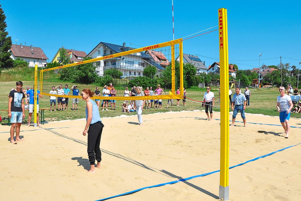 Oberndorf a. N.: Beach-Volleyball-Platz wird eingeweiht