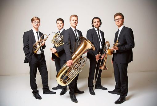 Seinen ersten Auftritt hatte das Salaputia Brass Quintett bei Jugend musiziert.  Foto: Veranstalter Foto: Schwarzwälder Bote