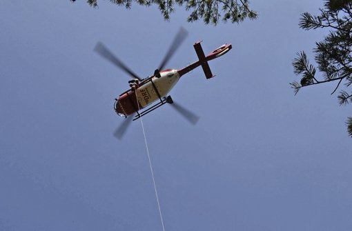 Manche Rettungseinsätze laufen am besten aus der Luft. Foto: DRF