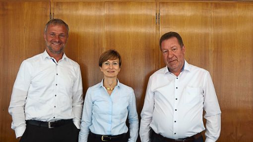 Führen ein junges Unternehmen, bringen aber schon viel Erfahrung mit (von links): Joachim Effinger, Marta Führich und Ulrich Schwellinger. Foto: Moser