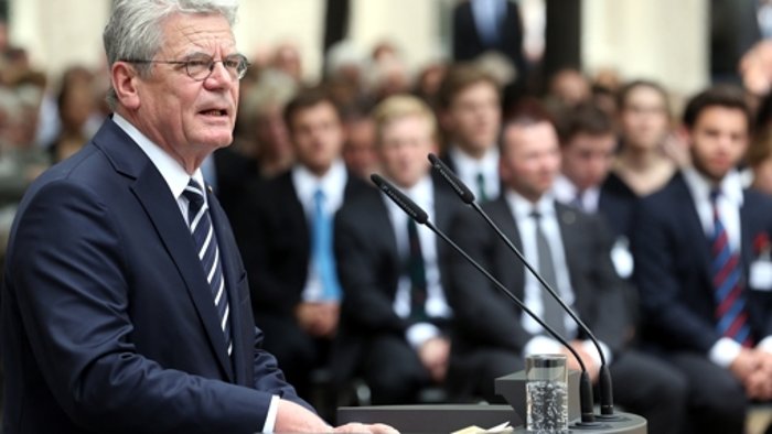 Gauck würdigt Widerstandskämpfer