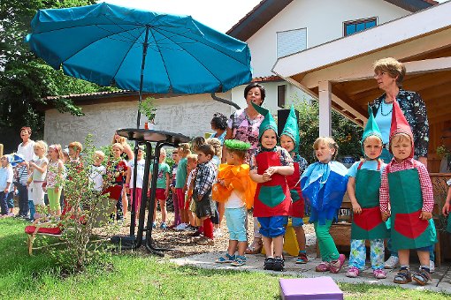 Der Kindergarten Waldenwiesen weihte kürzlich seinen neuen Spielgarten ein. Mit gutem Grund. Die Kinderzahlen in Villingendorf bleiben hoch. Foto: Schmidt Foto: Schwarzwälder-Bote