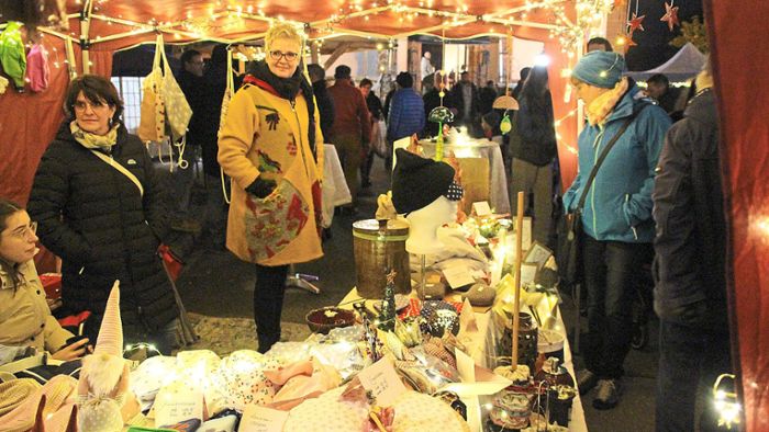 Viele Besucher kommen zum Meißenheimer Weihnachtsmarkt