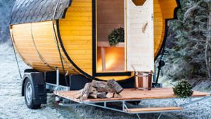 Sauna auf Rädern ermöglicht Kurzurlaub im Garten