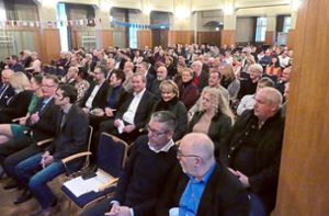 Viele Gäste waren der Einladung des Bürgermeisters Marco Gauger zum Neujahrsempfang der Stadt Bad Wildbad gefolgt. Foto: Ziegelbauer