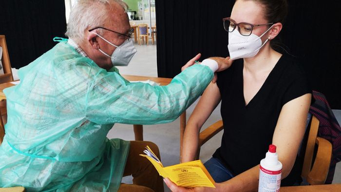 Impfaktion in zwei Pflegeheimen in Sulz und Dornhan