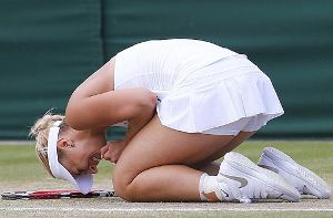 Sabine Lisicki erreicht das Viertelfinale von Wimbledon. Foto: dpa