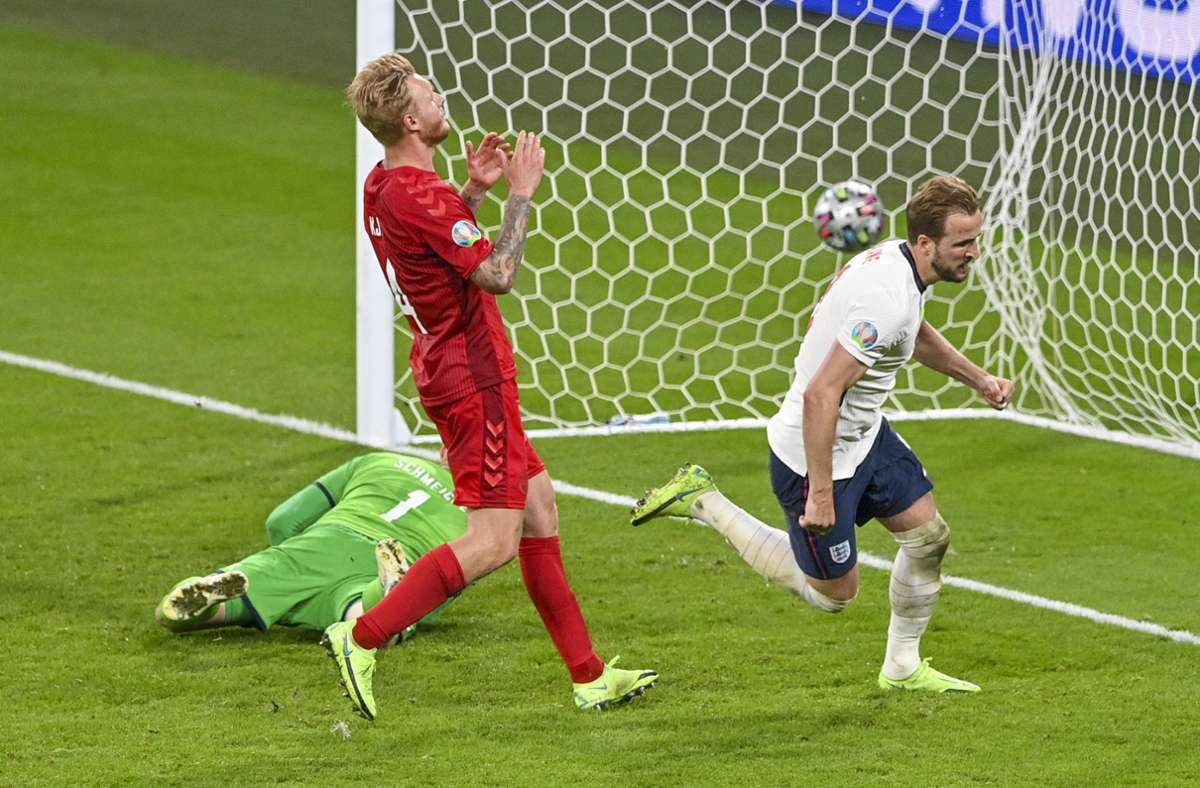 Dänemark unterlag  England im EM-Halbfinale. Foto: dpa/Justin Tallis