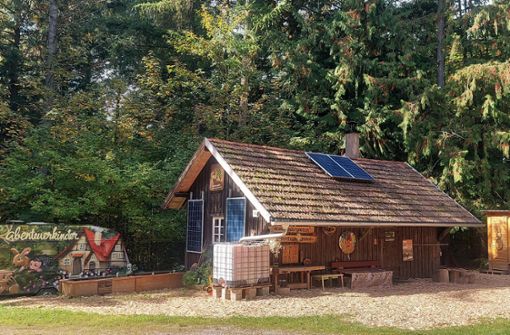 Der Waldkindergarten Abenteuerkinder in Würzbach hat in der alten Pflanzengartenhütte momentan Platz für 20 Kinder. Foto: Boht