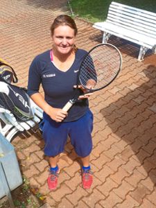 Tennis-Profi in Diensten des TC Nagold: Chiara Scholl Foto: Geideck Foto: Schwarzwälder-Bote