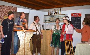 Skandale am laufenden Band gab’s im jüngsten Stück der Theatergruppe des Gesangvereins   Kaltbrunn Fotos: Herzog Foto: Schwarzwälder-Bote