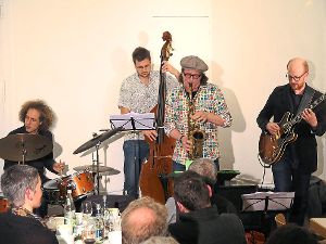 Im Weißen Häusle war am Samstag das Ferenc und Magnus Mehl Quartett zu Gast. Foto: Maute Foto: Schwarzwälder-Bote