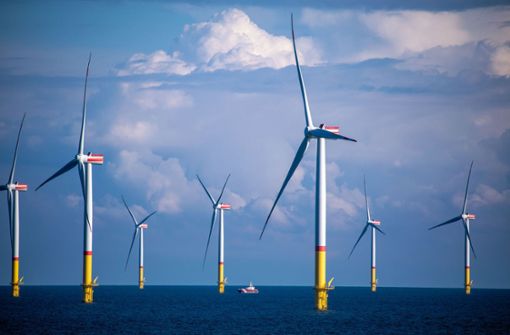 Mit nachhaltigen Anleihen wird beispielsweise der Bau von Windparks finanziert. Foto: dpa/Jens Büttner