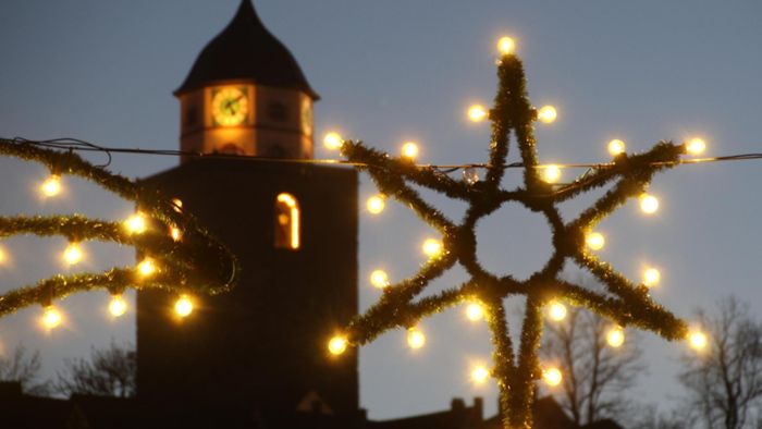Stadt reduziert die weihnachtliche Beleuchtung