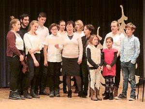 Die Mitwirkenden singen am Schluss Stille Nacht Foto: Paskal Foto: Schwarzwälder-Bote