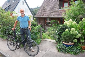 Johannes Brenner wird sicher per Fahrrad zu den Gemeinderatssitzungen kommen. Foto: Kunert Foto: Schwarzwälder Bote