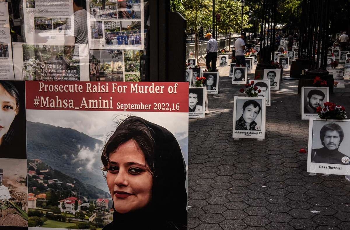 Nach dem Tod der jungen Frau ist die Bestürzung im Iran und im Ausland groß. Foto: AFP/STEPHANIE KEITH
