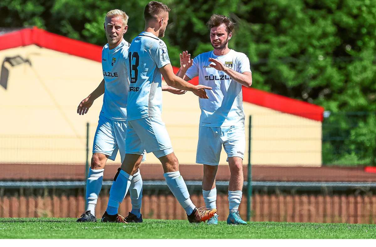 Geschafft. Die TSG Balingen ist mit einem 4:2-Erfolg beim Landesligisten SV Nehren im WFV-Pokal eine Runde weiter gekommen. Foto: Eibner