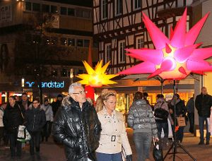 Die Lichternacht gehört zu den besonders erfolgreichen Veranstaltungen des Nagolder Werberings.  Foto: Priestersbach Foto: Schwarzwälder-Bote