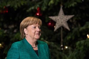 Der diesjährige Weihnachtsbaum im Berliner Kanzleramt kommt aus Hechingen. Foto: dpa