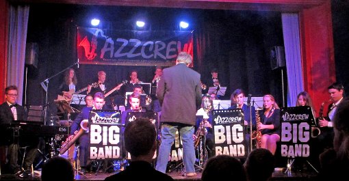 Die Jazzcrew Big-Band unter der Leitung von Matthias Jakob ist  das Flaggschiff. Foto: Kienzler Foto: Schwarzwälder-Bote